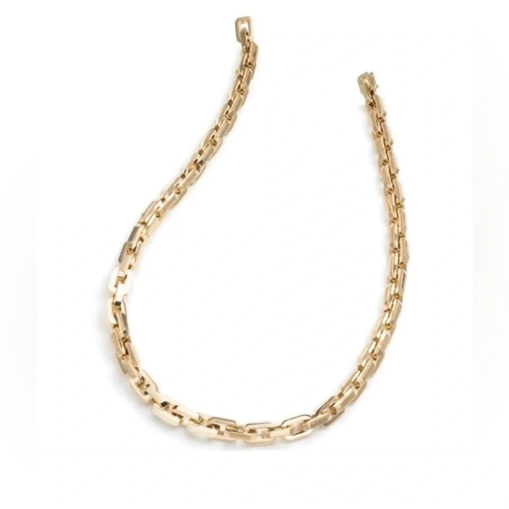 New Eddie Borgo Supra Chain Link Gold Necklace 💕 - Picture 2 of 12